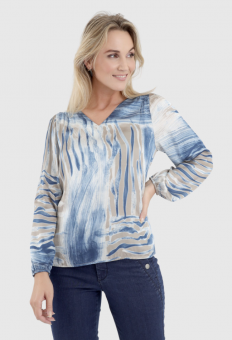 2BIZ Dorte Roza Blus Sky